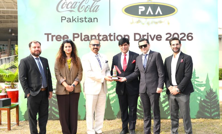 Pakistan Airports Authority in Collaboration with Coca-Cola Pakistan Launches Tree Plantation Drive