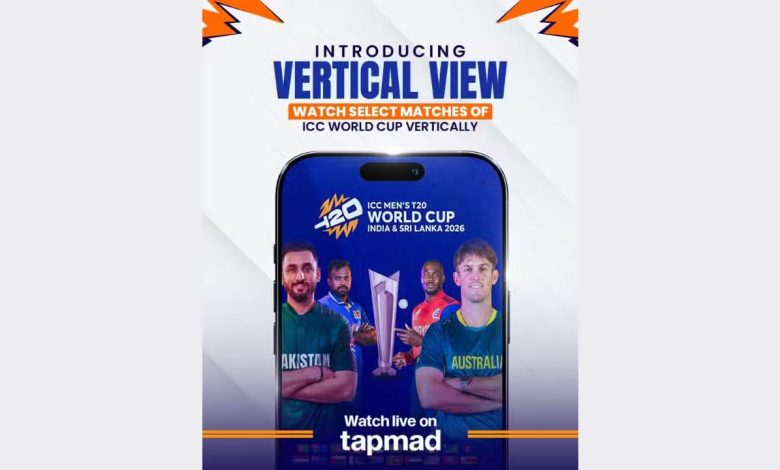 vertical streaming - tapmad Unveils Vertical Streaming for Sports