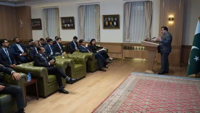 DHM Mr. Aizaz Khan with an NDU delegation in China highlighting Pakistan China friendship