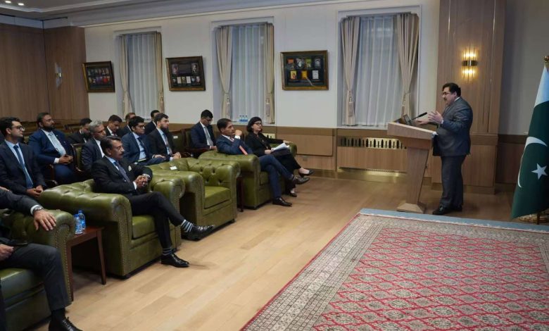 DHM Mr. Aizaz Khan with an NDU delegation in China highlighting Pakistan China friendship