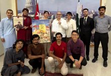 Progressive Students Federation delegation at the Cuban Embassy shows solidarity with Cuba