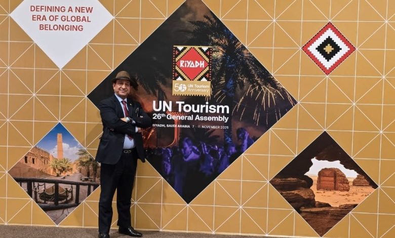 ahmad shafiq - Ahmad Shafiq Champions Pakistan at UNWTO Assembly