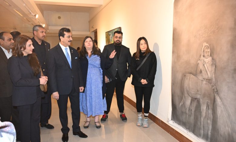 un art exhibition - Senate Chairman Champions UN Art Exhibition