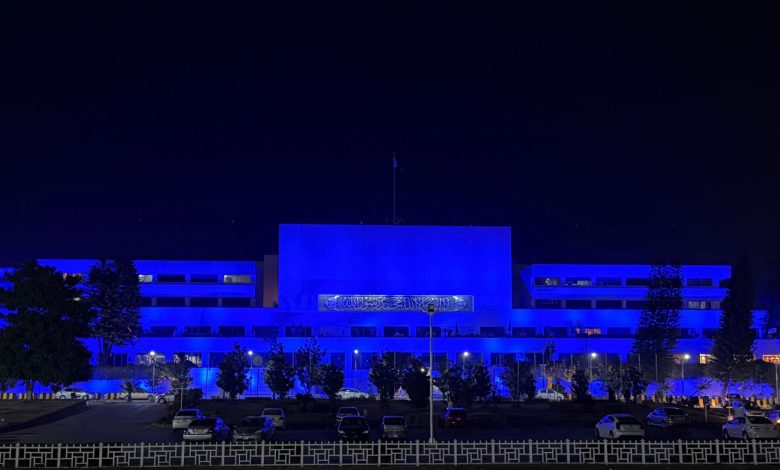 world childrens day - Turning Landmarks Blue for World Childrens Day